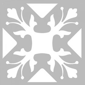 Artikel ST-456 Karo 33 Stencil Tasarımı 30x30 cm Kanvas Tablo