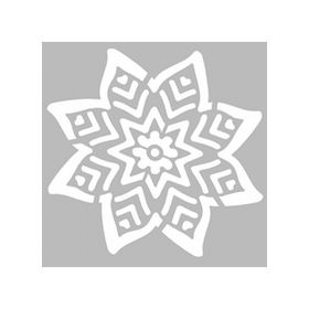 Artikel ST-461 Mandala 17 Stencil Tasarımı 30x30 cm Kanvas Tablo