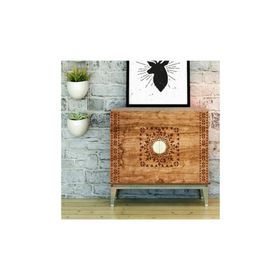 Artikel ST-464 Basit Mandala 2 Stencil Tasarımı 30x30 cm Kanvas Tablo