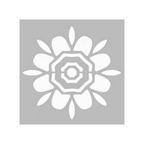Artikel ST-469 Basit Mandala 5 Stencil Tasarımı 30x30 cm Kanvas Tablo