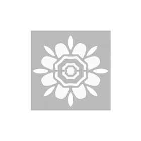 Artikel ST-469 Basit Mandala 5 Stencil Tasarımı 30x30 cm Kanvas Tablo