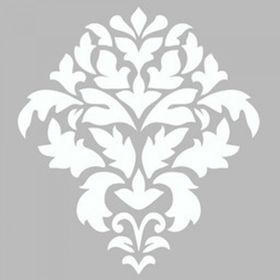 Artikel ST-479 Damask 6 Stencil Tasarımı 30x30 cm Kanvas Tablo