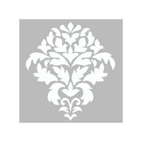 Artikel ST-479 Damask 6 Stencil Tasarımı 30x30 cm Kanvas Tablo