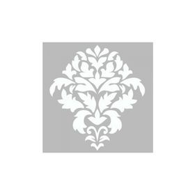 Artikel ST-479 Damask 6 Stencil Tasarımı 30x30 cm Kanvas Tablo