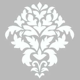 Artikel ST-479 Damask 6 Stencil Tasarımı 30x30 cm Kanvas Tablo