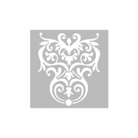 Artikel ST-480 Damask 7 Stencil Tasarımı 30x30 cm Kanvas Tablo