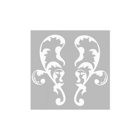Artikel ST-481 Damask 8 Stencil Tasarımı 30x30 cm Kanvas Tablo