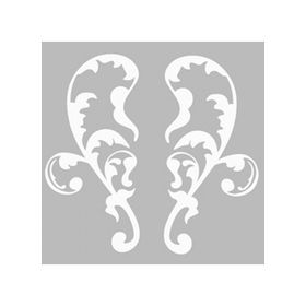 Artikel ST-481 Damask 8 Stencil Tasarımı 30x30 cm Kanvas Tablo
