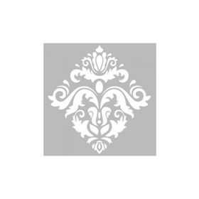 Artikel ST-484 Damask 11 Stencil Tasarımı 30x30 cm Kanvas Tablo