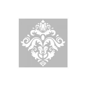 Artikel ST-484 Damask 11 Stencil Tasarımı 30x30 cm Kanvas Tablo