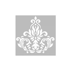 Artikel ST-485 Damask 12 Stencil Tasarımı 30x30 cm Kanvas Tablo