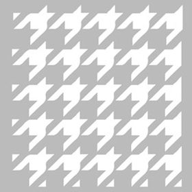 Artikel ST-487 Haute Couture Desen Stencil Tasarımı 30x30 cm Kanvas Tablo