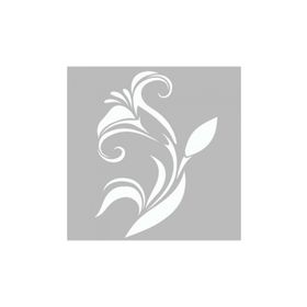 Artikel ST-510 Damask Zambak 2 Stencil Tasarımı 30x30 cm Kanvas Tablo