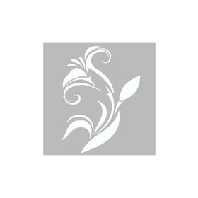 Artikel ST-510 Damask Zambak 2 Stencil Tasarımı 30x30 cm Kanvas Tablo