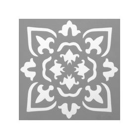 Artikel ST-542 Karo 42 Stencil Tasarımı 30x30 cm Kanvas Tablo