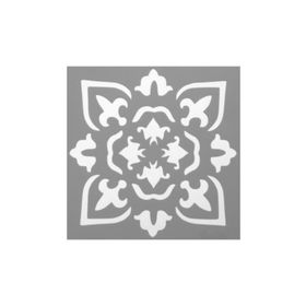 Artikel ST-542 Karo 42 Stencil Tasarımı 30x30 cm Kanvas Tablo