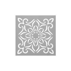 Artikel ST-551 Karo 43 Stencil Tasarımı 30x30 cm Kanvas Tablo