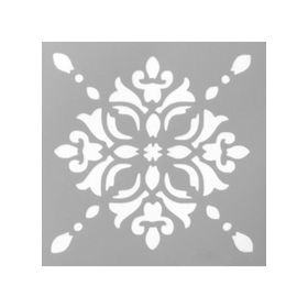 Artikel ST-559 Karo 47 Stencil Tasarımı 30x30 cm Kanvas Tablo