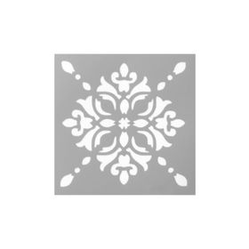 Artikel ST-559 Karo 47 Stencil Tasarımı 30x30 cm Kanvas Tablo