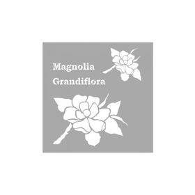 Artikel ST-565 Grandiflora Stencil Tasarımı 30x30 cm Kanvas Tablo