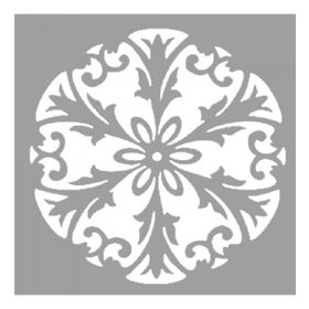 Artikel ST-575 Mandala 20 Stencil Tasarımı 30x30 cm Kanvas Tablo
