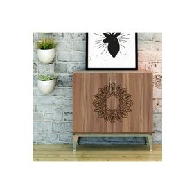 Artikel ST-588 Fas Mandala Stencil Tasarımı 30x30 cm Kanvas Tablo