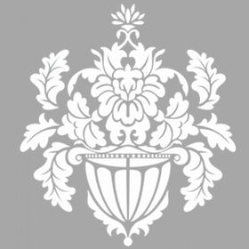 Artikel ST-601 Damask 14 Stencil Tasarımı 30x30 cm Kanvas Tablo