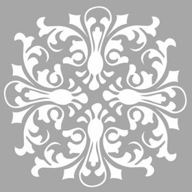Artikel ST-602 Karo 50 Stencil Tasarımı 30x30 cm Kanvas Tablo