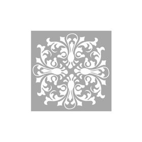 Artikel ST-602 Karo 50 Stencil Tasarımı 30x30 cm Kanvas Tablo