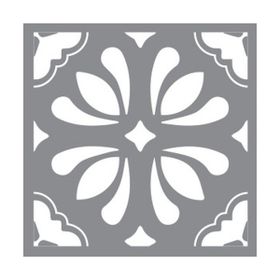 Artikel ST-631 Karo 52 Stencil Tasarımı 30x30 cm Kanvas Tablo