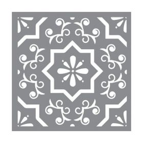 Artikel ST-633 Karo 54 Stencil Tasarımı 30x30 cm Kanvas Tablo