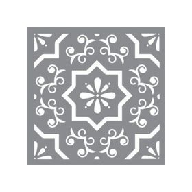 Artikel ST-633 Karo 54 Stencil Tasarımı 30x30 cm Kanvas Tablo