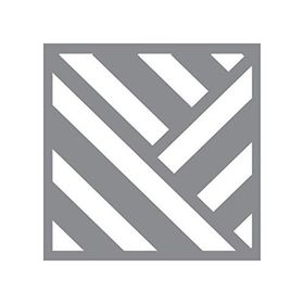 Artikel ST-634 Açılı Çizgiler Stencil Tasarımı 30x30 cm Kanvas Tablo
