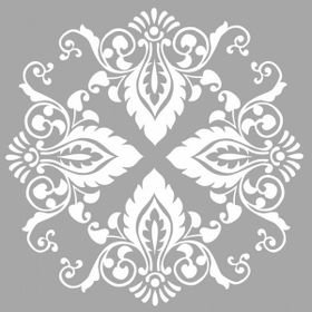 Artikel ST-642 Karo 55 Stencil Tasarımı 30x30 cm Kanvas Tablo