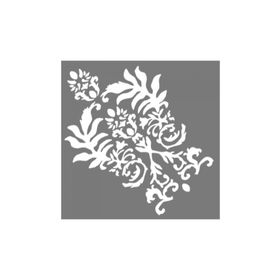 Artikel ST-648 Damask 19 Stencil Tasarımı 30x30 cm Kanvas Tablo