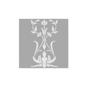 Artikel ST-655 Damask 22 Stencil Tasarımı 30x30 cm Kanvas Tablo