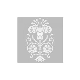 Artikel ST-656 Damask 23 Stencil Tasarımı 30x30 cm Kanvas Tablo