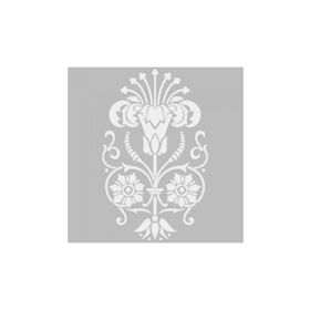 Artikel ST-656 Damask 23 Stencil Tasarımı 30x30 cm Kanvas Tablo