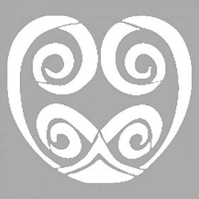 Artikel ST-665 Spiralli Desen Stencil Tasarımı 30x30 cm Kanvas Tablo