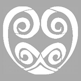 Artikel ST-665 Spiralli Desen Stencil Tasarımı 30x30 cm Kanvas Tablo