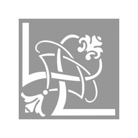 Artikel ST-672 Viktoryen Çiçek 2 Stencil Tasarımı 30x30 cm Kanvas Tablo