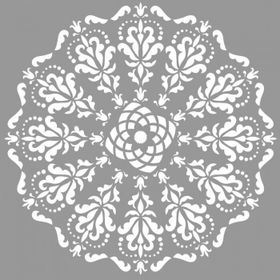 Artikel ST-674 Mandala 21 Stencil Tasarımı 30x30 cm Kanvas Tablo