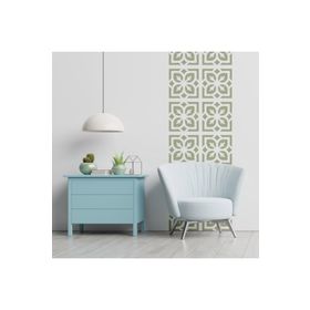 Artikel ST-677 Karo 63 Stencil Tasarımı 30x30 cm Kanvas Tablo