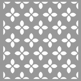Artikel ST-678 Yonca Deseni 2 Stencil Tasarımı 30x30 cm Kanvas Tablo
