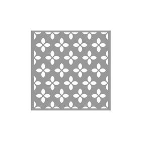 Artikel ST-678 Yonca Deseni 2 Stencil Tasarımı 30x30 cm Kanvas Tablo