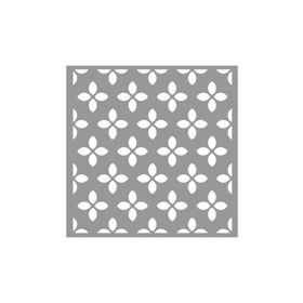 Artikel ST-678 Yonca Deseni 2 Stencil Tasarımı 30x30 cm Kanvas Tablo