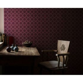 Artikel ST-690 Fas Karo Desen Stencil Tasarımı 30x30 cm Kanvas Tablo