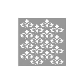 Artikel ST-691 Damask Devamlı Desen Stencil Tasarımı 30x30 cm Kanvas Tablo