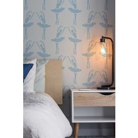 Artikel ST-702 Balerin Stencil Tasarımı 30x30 cm Kanvas Tablo