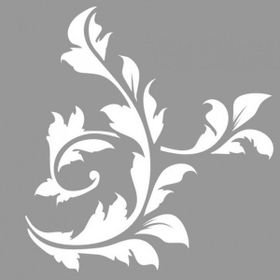 Artikel ST-708 Uçan Yapraklar Stencil Tasarımı 30x30 cm Kanvas Tablo